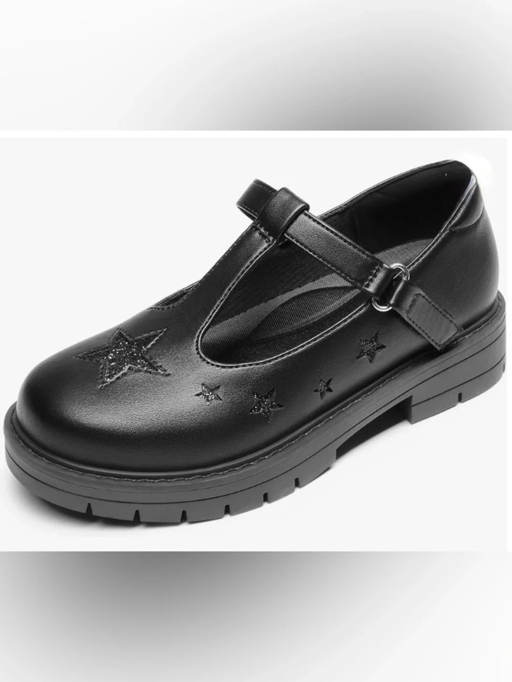 Dream Pairs Black Star Mary Jane Kids Dress Shoes Size 13